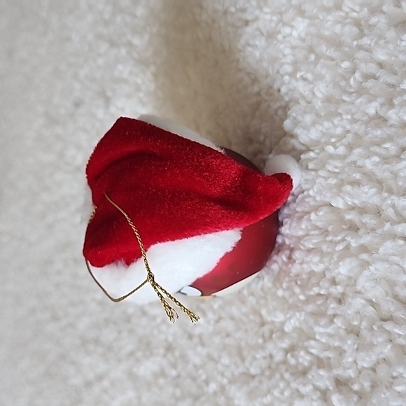 Angry Birds Santa Bird Red Glass Christmas Ornament 2012 - Picture 3 of 6